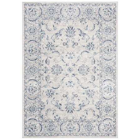 Safavieh 4 x 6 ft. Brentwood Rectangle Power-Loomed Rug - Light Gray & Blue BNT854G-4
